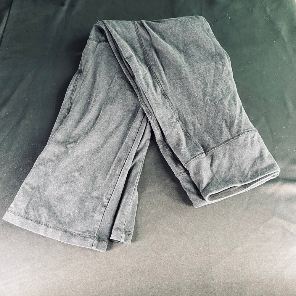 Bally Total Fitness Yoga Pants Womens XL Gray Cotton Spandex Activewear